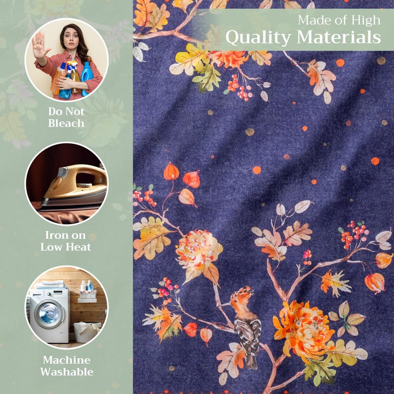 Maison d' Hermine Cloth Napkins Set of 4 100% Cotton for Thanksgiving Christmas Decorations Everyday Reusable Square Fall Napkins Cloth Washable Dinner Party (Kelim - Infinity, 20"x20") - Image 3